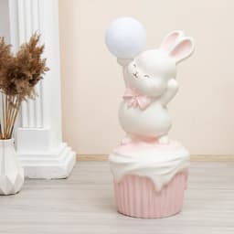 Торшер «Зайка» LED USB розовый 30×30×69 см