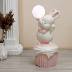 Торшер «Зайка» LED USB розовый 30×30×69 см