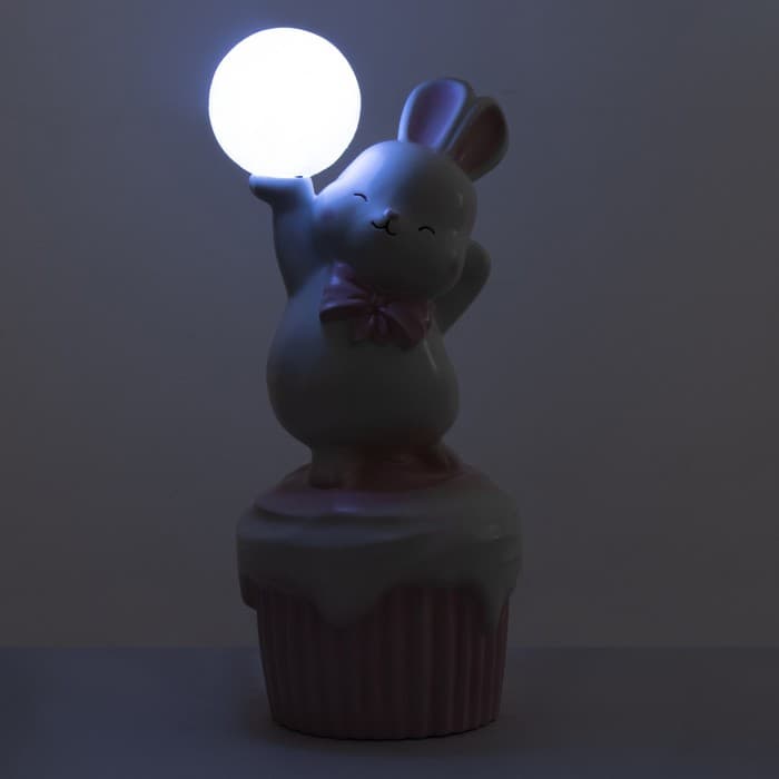 Торшер «Зайка» LED USB розовый 30×30×69 см