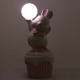 Торшер «Зайка» LED USB розовый 30×30×69 см