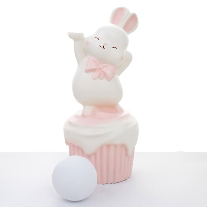 Торшер «Зайка» LED USB розовый 30×30×69 см