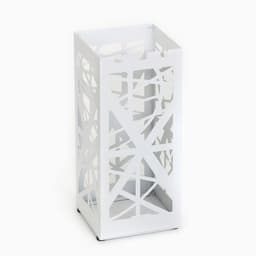 Подставка для зонтов «Абстракция» белая, 24×24×56 см