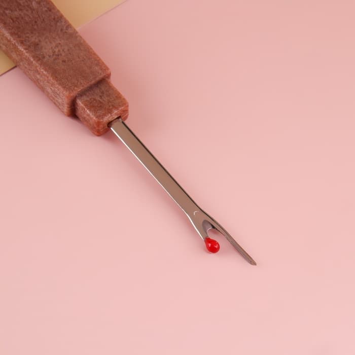 Вспарыватели с колпачками, 12.5×1.4×0.7 см, 5 шт., коричневые