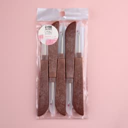 Вспарыватели с колпачками, 12.5×1.4×0.7 см, 5 шт., коричневые