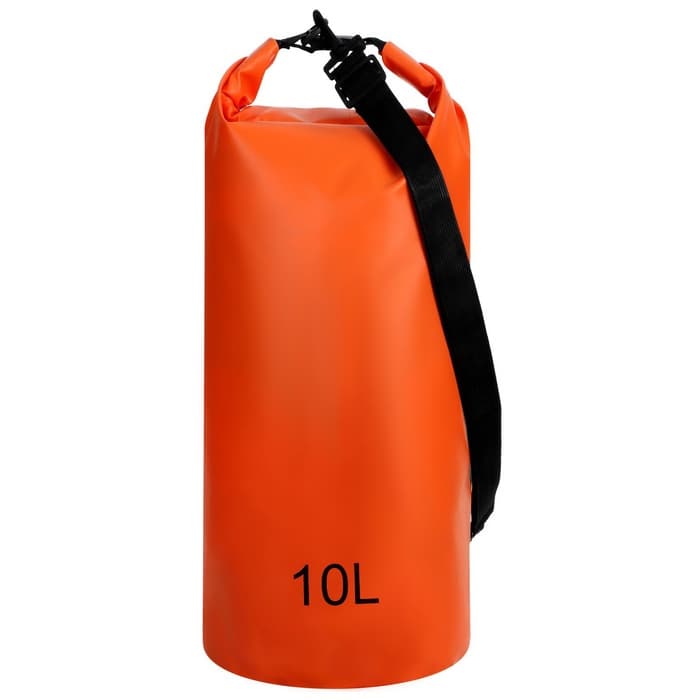 Гермомешок туристический maclay, 10 л, 500D, с лямкой, цвет МИКС