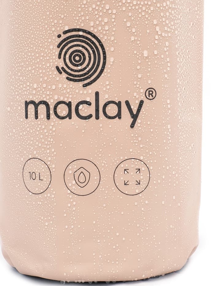 Гермомешок туристический maclay, 10 л, 500D, с лямкой, цвет МИКС