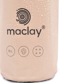 Гермомешок туристический maclay, 10 л, 500D, с лямкой, цвет МИКС