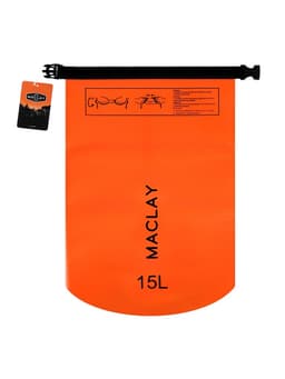 Гермомешок туристический maclay, 15 л, 500D, с лямкой, цвет МИКС