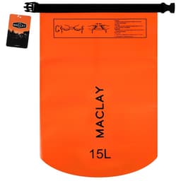 Гермомешок туристический maclay, 15 л, 500D, с лямкой, цвет МИКС