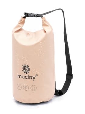 Гермомешок туристический maclay, 20 л, 500D, с лямкой, бежевый