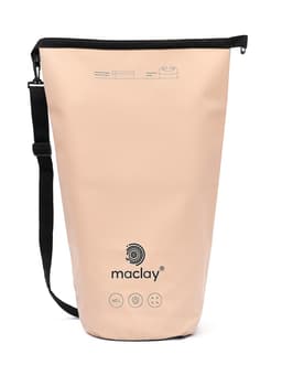 Гермомешок туристический maclay, 40 л, 500D, с лямкой, бежевый