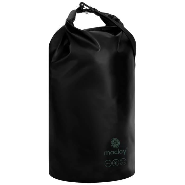 Гермомешок туристический maclay, 50 л, 500D, чёрный