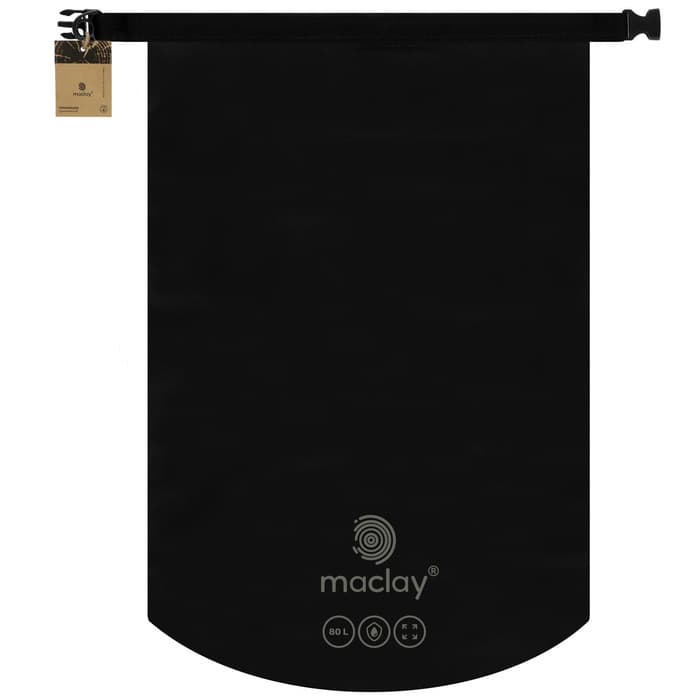 Гермомешок maclay, 80 л, чёрный