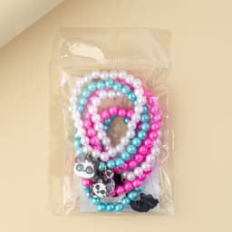 Детский браслет жемчужный, 6 шт., МИКС