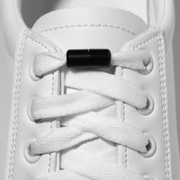 Фиксатор для шнурков, пара, d=8 мм, 1.8 см, чёрный