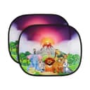 Шторки солнцезащитные для авто, Мультяшки DF2, 44×36 см, набор 2 шт.