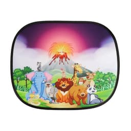 Шторки солнцезащитные для авто, Мультяшки DF2, 44×36 см, набор 2 шт.