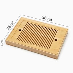 Чабань для чайной церемонии, 36×25×4 см, бамбук