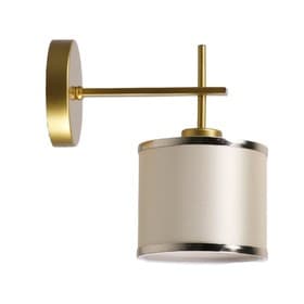 Бра ЭкономСвет 15013/1wGD SM, 1×60 Вт, E27, 23×20×20 см, золотистое