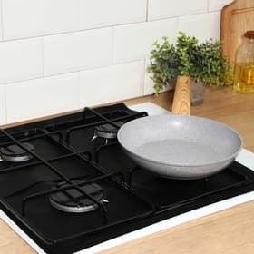 Защитное покрытие для газовой плиты Доляна, 4 шт., тефлон, чёрное