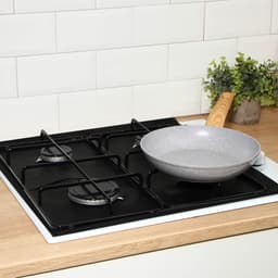Защитное покрытие для газовой плиты Доляна, 4 шт., тефлон, чёрное