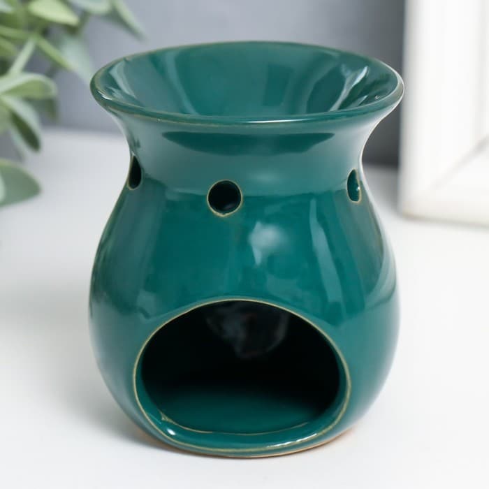 Аромалампа для эфирных масел «Незабудки», керамика, 8×7×7 см, МИКС