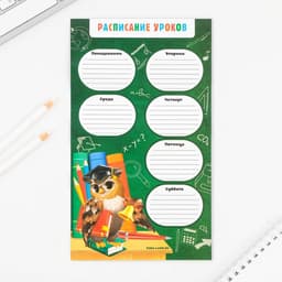 Подарочный набор, блокнот-раскраска, расписание уроков, восковые мелки 4 шт. «Выпускника начальной школы»