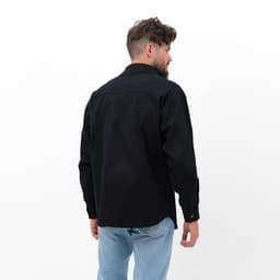 Рубашка мужская MIST oversize размер 50, чёрная