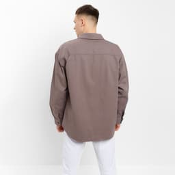Рубашка мужская MIST oversize размер 54, чёрная