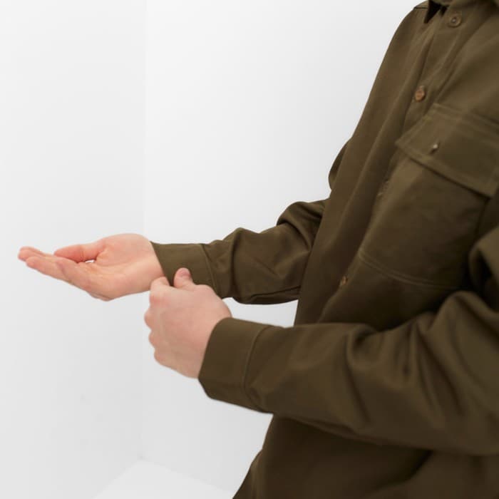 Рубашка мужская MIST oversize размер 48, хаки