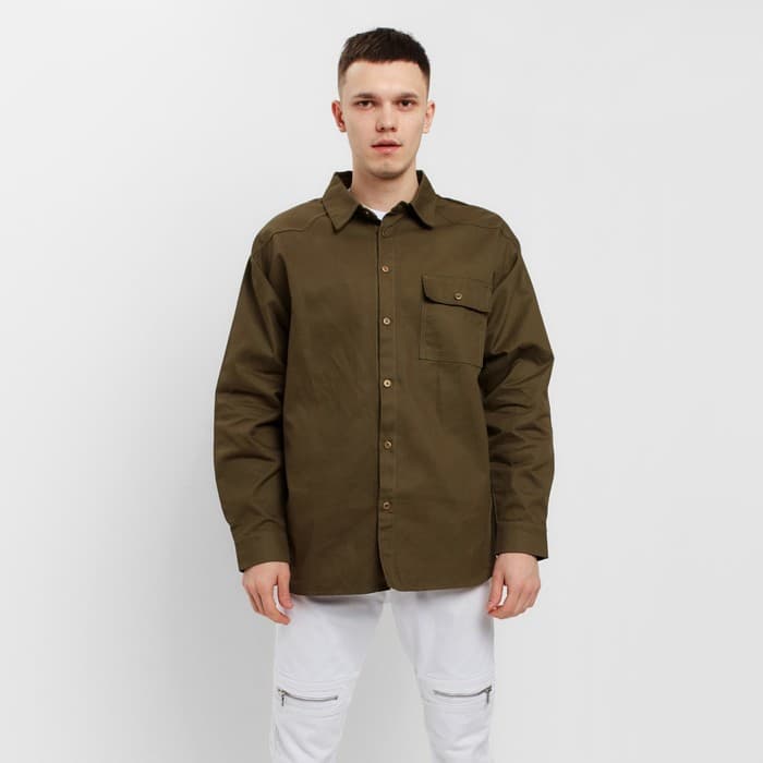 Рубашка мужская MIST oversize размер 56, хаки