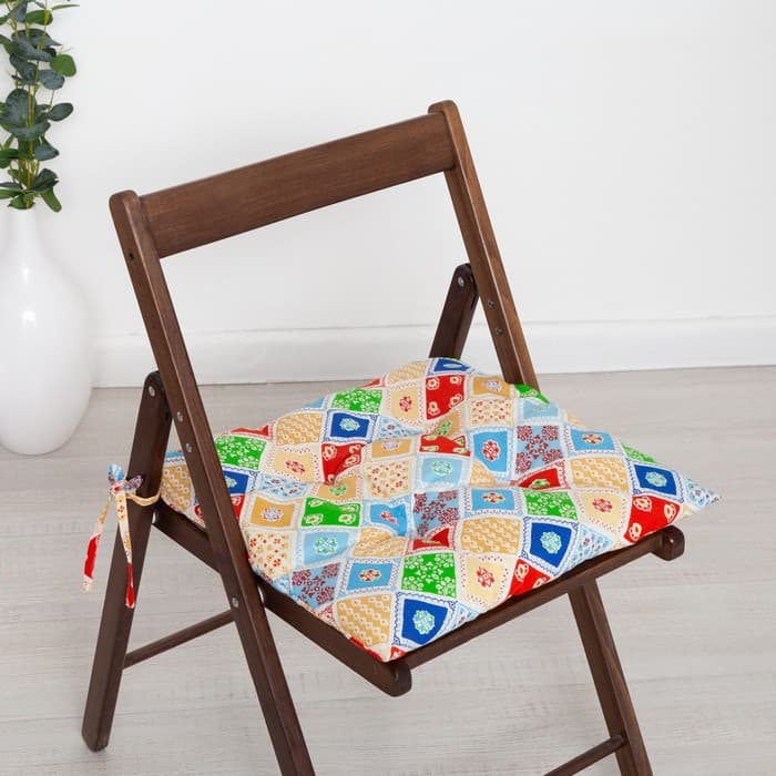 Подушка на стул «Мари Санна. Мозаика», 40×40 см