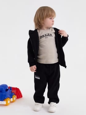 Лонгслив детский «Крошка Я» Street style, рост 68-74 см, бежевый