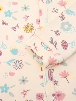 Комбинезон детский «Крошка Я» Flower, рост 62-68 см, бежевый