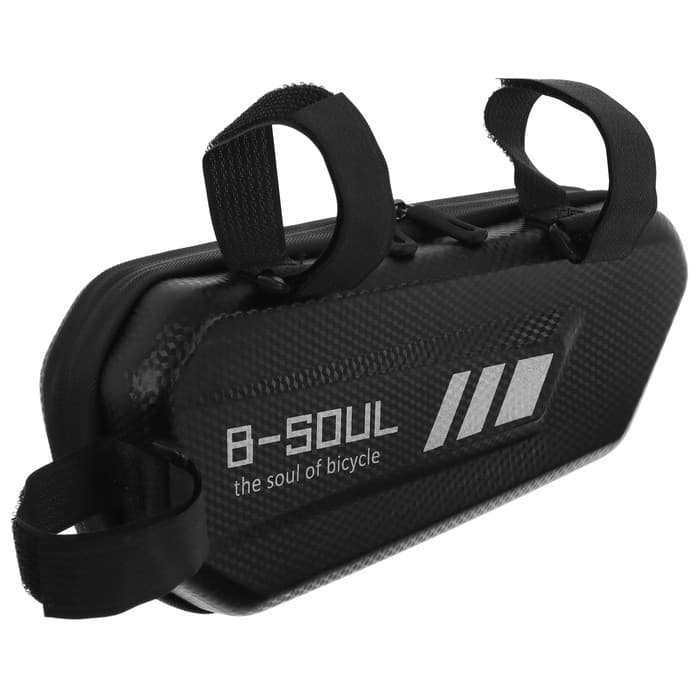 Велосумка под раму, жёсткий корпус, чёрная