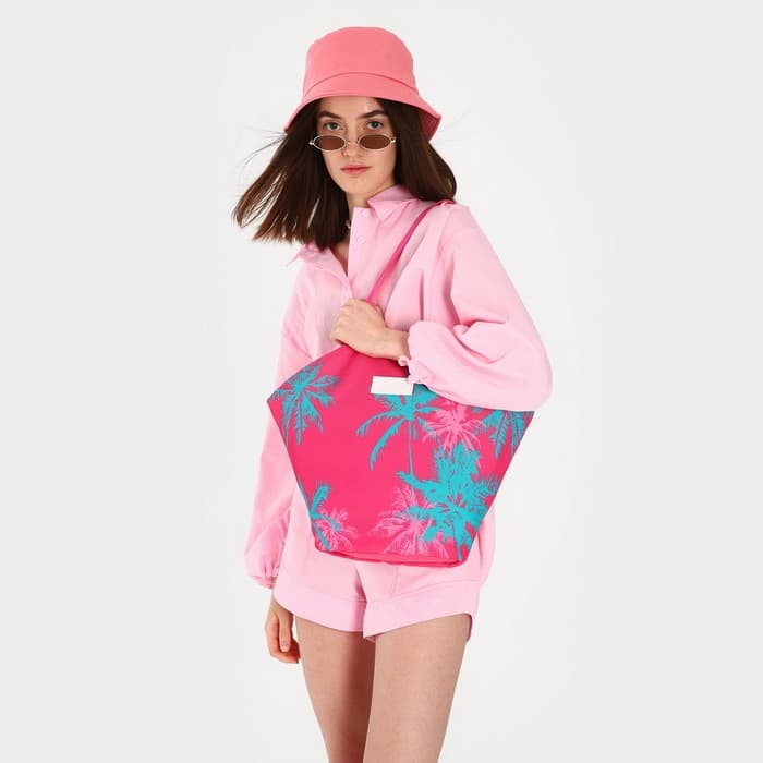 Сумка женская пляжная «Пальма», бикини бэг