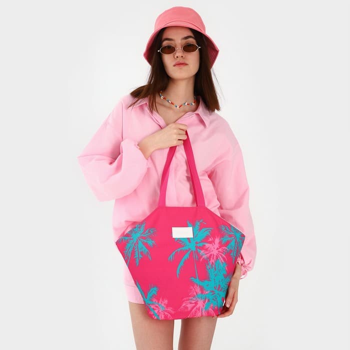 Сумка женская пляжная «Пальма», бикини бэг