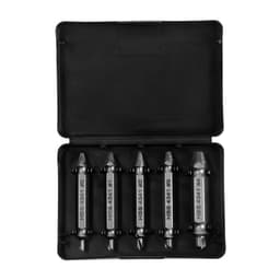 Набор двусторонних экстракторов ТУНДРА, 5 шт., HSS, левая резьба, диапазон М2-М12