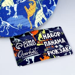 Панама и мешок для обуви «Динозавр», р-р. 52-54 см