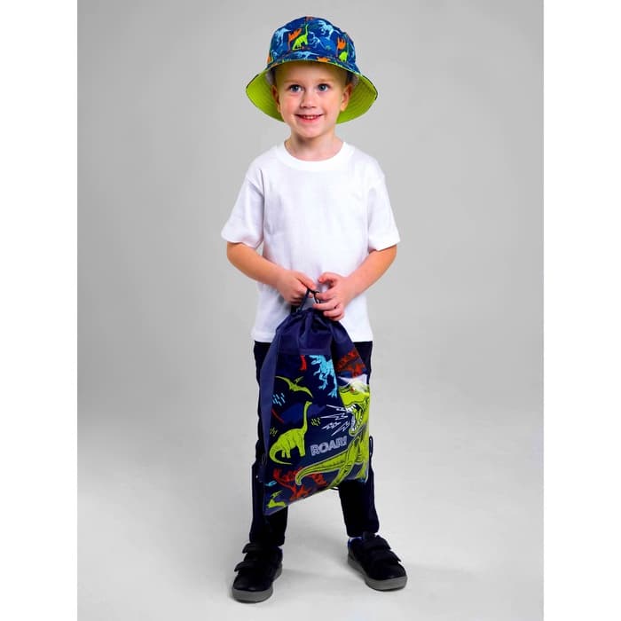 Панама и мешок для обуви «Динозавр», р-р. 52-54 см