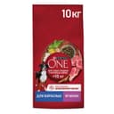 Сухой корм Purina One medium/maxi для взрослых собак ягненок/рис, 10 кг