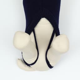 Свитер «Полоски», размер XS, ДС 17, ОШ 17, ОГ 23-37 см, синий