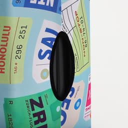 Чехол на чемодан M, цвет голубой/разноцветный