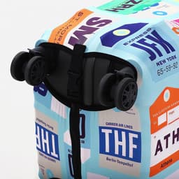 Чехол на чемодан M, цвет голубой/разноцветный