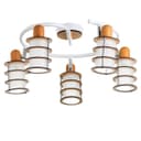 Люстра «Тайон» 5хЕ14 40 Вт белый 56×56×16 см