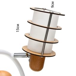 Люстра «Тайон» 5хЕ14 40 Вт белый 56×56×16 см