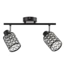 Люстра «Моки» 2хЕ14 40 Вт черный 40×19 см