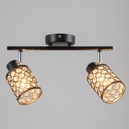 Люстра «Моки» 2хЕ14 40 Вт черный 40×19 см