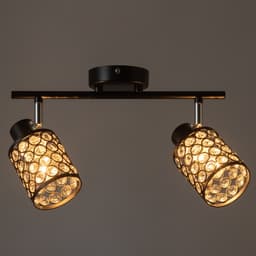 Люстра «Моки» 2хЕ14 40 Вт черный 40×19 см