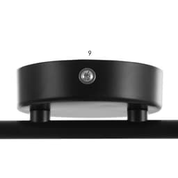 Люстра «Моки» 2хЕ14 40 Вт черный 40×19 см